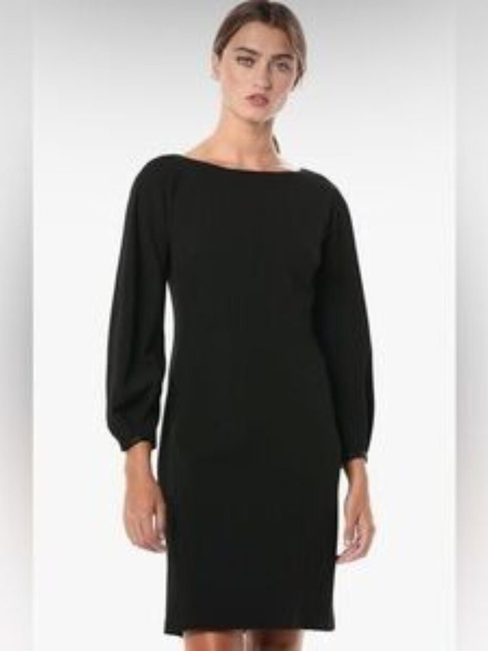 Tommy Hilfiger 54% off! Black Long Sleeve Sheath Dress Size 16
